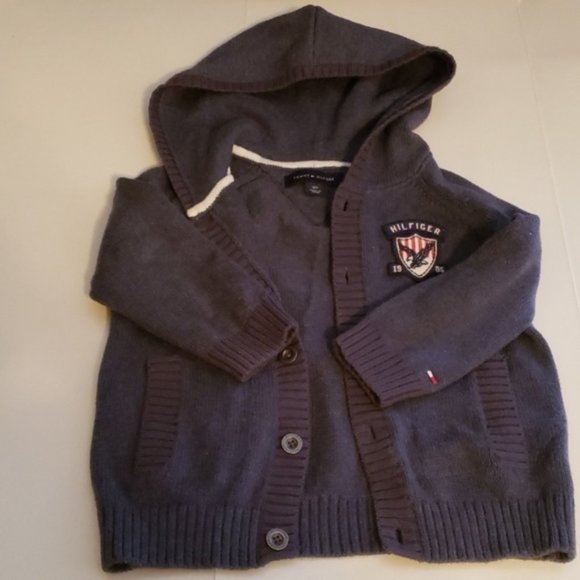 Tommy Hilfiger Other - Tommy Hilfiger Baby Boy's Button Up Hoodie